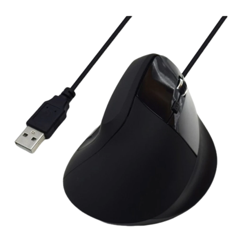 Ewent EW3157 1800 DPI USB Vertical 5 boutons Souris ergonomique