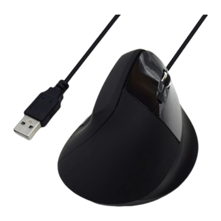 Ewent EW3157 1800 DPI USB Vertical 5 boutons Souris ergonomique