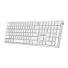 Nilox Pro Wireless Silver Blanc à membrane Clavier sans fil