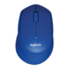 Logitech M330 Silent Plus Bleu 1000 DPI 3 boutons 2,4GHz 91 g Souris sans fil silencieuse
