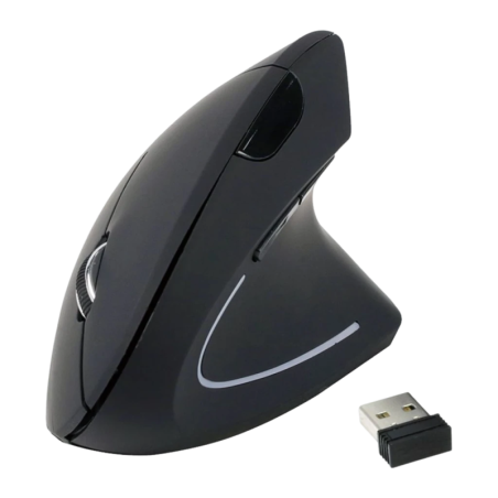 Equip 245110 2,4GHz pour droitiers 1600 DPI 5 boutons 85 g Souris sans fil ergonomique