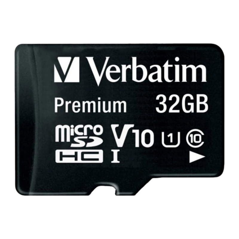 Verbatim Premium microSDHC 32GB 90MB/s V10 UHS-I Carte microSD