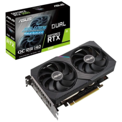ASUS Dual GeForce RTX 3060 V2 OC Edition 12 GB GDDR6 PCIe 4.0 HDMI 2.1 3 DisplayPort Carte graphique