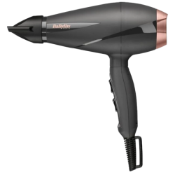 BaByliss Smooth Pro 2100 Noir/Or Rose 2100W ionique 2 vitesses air froid Sèche-cheveux