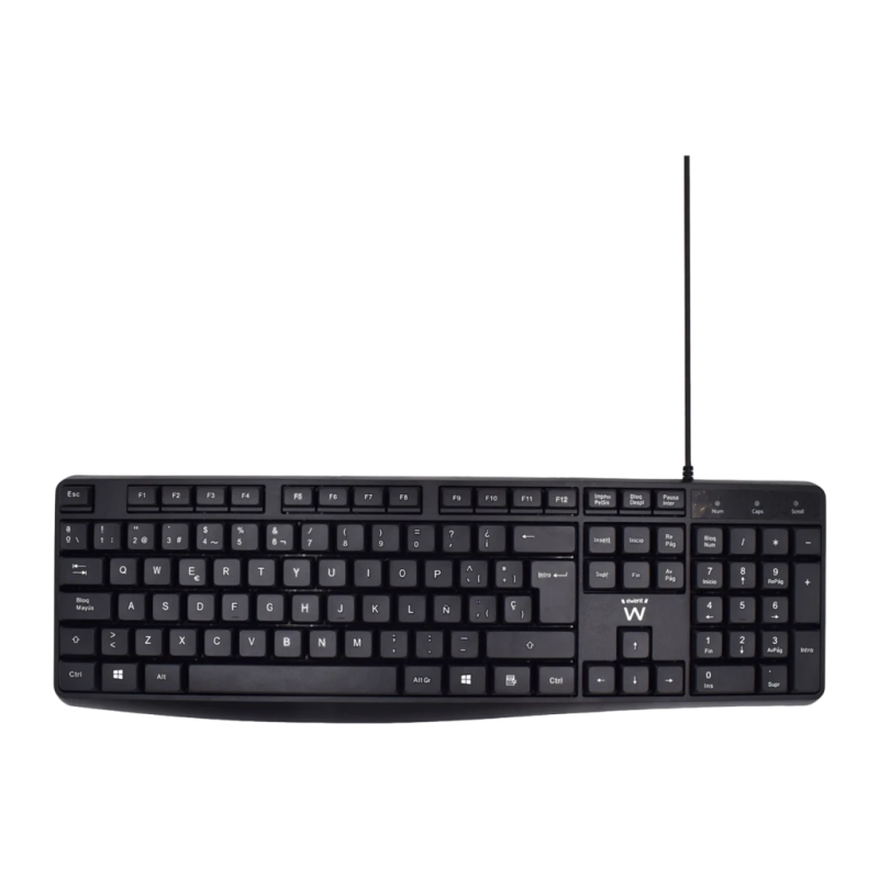 Ewent EW3001 Business USB Espagnol à membrane Clavier silencieux