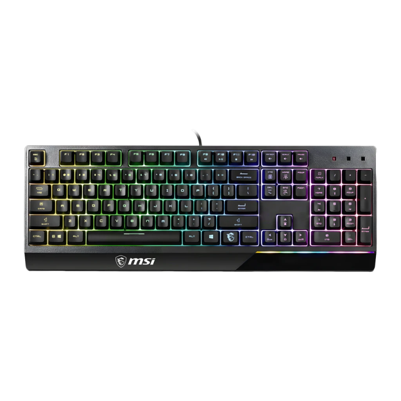 MSI Vigor GK30 Switch Semi-Mécanique RGB 6 Zones Espagnol Clavier gaming