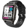 Kumi KU3 Max Noir 1,69 pouces TFT 7 jours IP67 Smartwatch