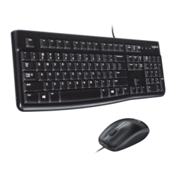 Logitech Desktop MK120 Filaire USB QWERTY Clavier et souris