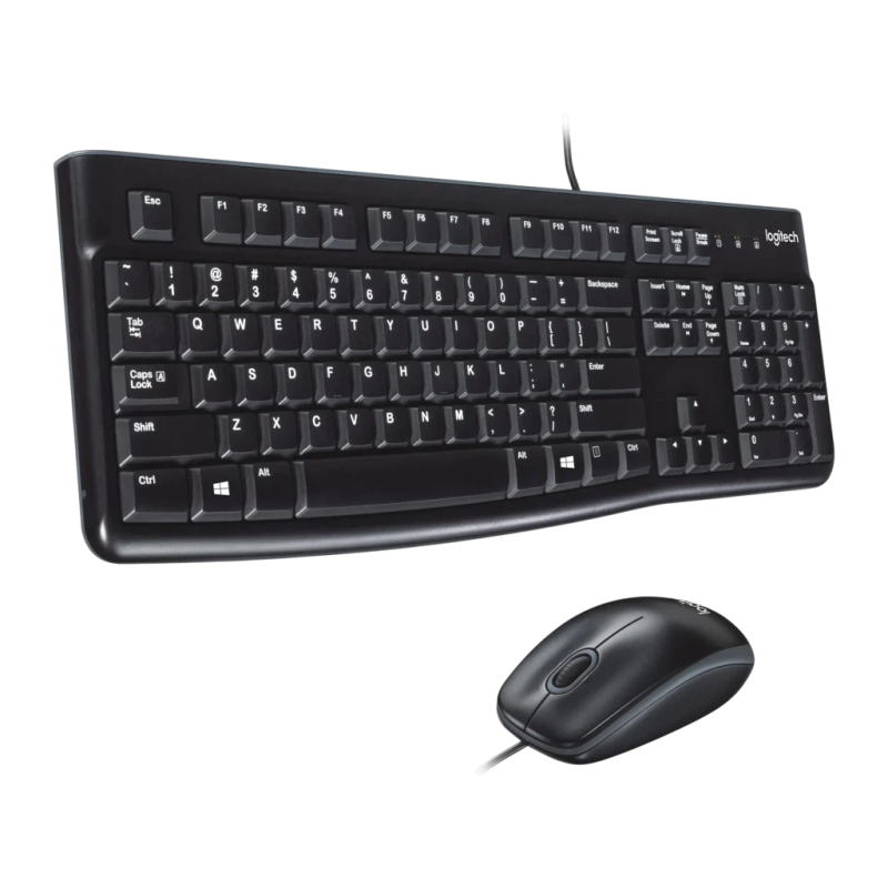 Logitech Desktop MK120 Filaire USB QWERTY Clavier et souris