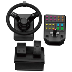 Logitech G Heavy Equipment Bundle PC Noir USB 2.0 Volant + Pédales