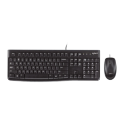 Logitech Desktop MK120 avec câble USB Clavier et souris
