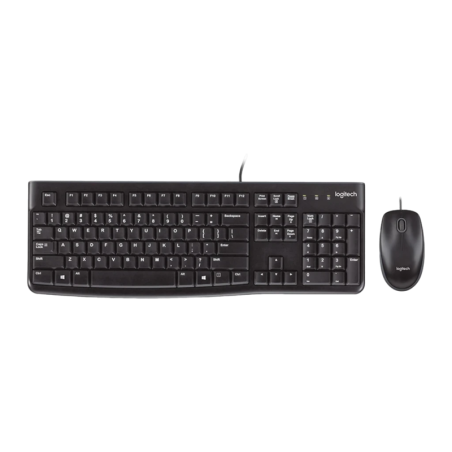 Logitech Desktop MK120 avec câble USB Clavier et souris