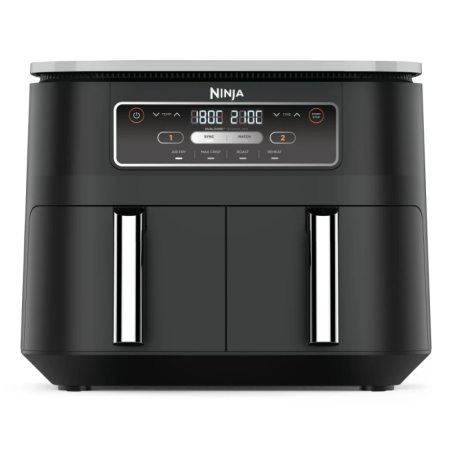 Ninja Foodi Dual Zone AF200EU Double Panier 7,6L 2400W 4 Fonctions Friteuse à air
