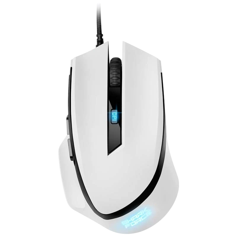 Sharkoon SHARK Force II 4200 DPI Blanc 6 boutons 120 g Souris Gaming