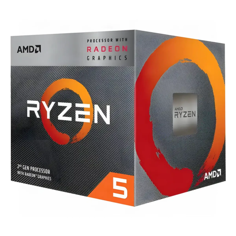AMD Ryzen 5 3400G 4 Cœurs AM4 Box 8 threads 4,2GHz Processeur