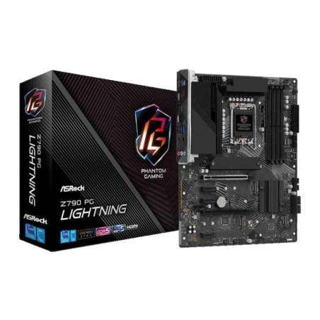 ASRock Z790 PG Lightning Intel Z790 LGA1700 DDR5 ATX 4 emplacements M.2 Carte mère