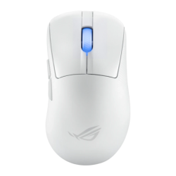 ASUS ROG Keris II Ace Wireless 42000 DPI RGB Blanc 7 boutons Bluetooth + 2,4GHz 54 g Souris gaming sans fil