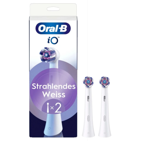 Brossettes de rechange Oral-B iO Radiant White Pack 2 unités