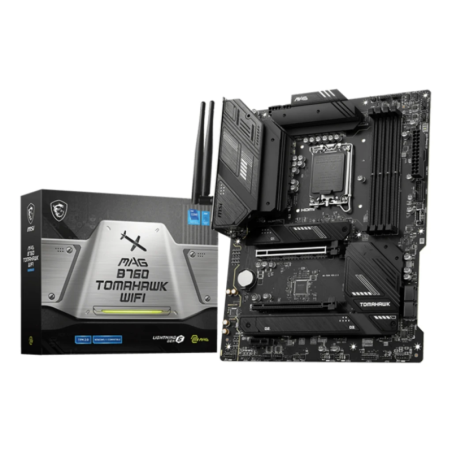 MSI MAG B760 Tomahawk WiFi Intel B760 LGA1700 DDR5 ATX 2,5G Ethernet 3 emplacements M.2 Carte mère