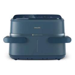 Philips Airfryer Flexi 1000 Series NA156/60 7,1L 2450W 6 programmes double panier écran tactile Friteuse à air