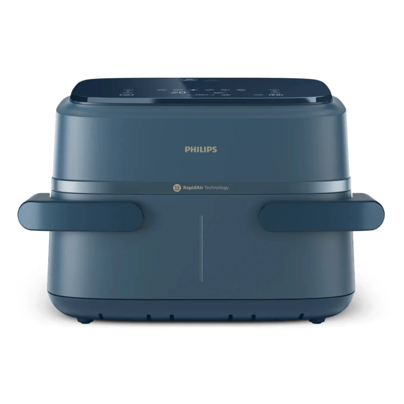 Philips Airfryer Flexi 1000 Series NA156/60 7,1L 2450W 6 programmes double panier écran tactile Friteuse à air