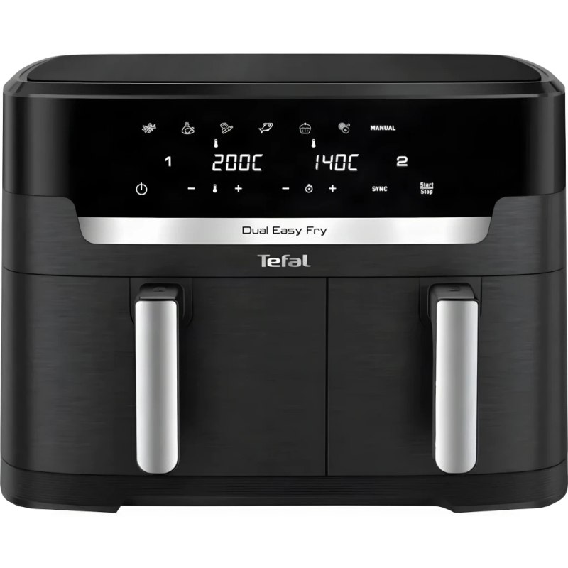 Tefal Dual Easy Fry XXL EY942H Double panier 11L 2020W écran tactile Friteuse à air