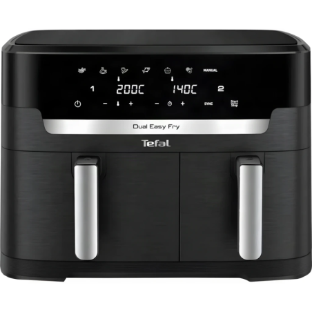 Tefal Dual Easy Fry XXL EY942H Double panier 11L 2020W écran tactile Friteuse à air