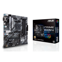 ASUS Prime B550M-A/CSM B550 AM4 DDR4 Micro-ATX 2 emplacements M.2 Carte mère