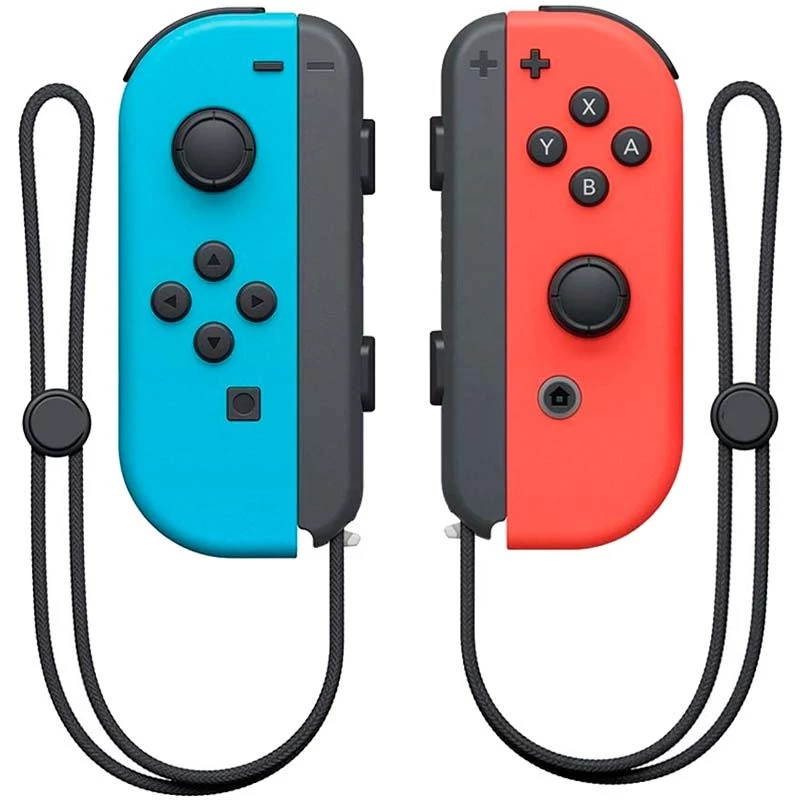 Joy-Con Set Gauche/Droite Bleu/Rouge Néon vibration 15h Manettes compatibles avec Nintendo Switch