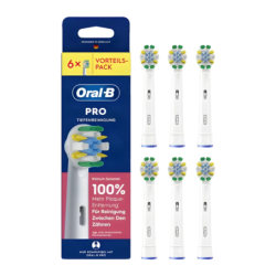 Tête de brosse à dents de rechange Braun Oral-B Pro Deep Clean, lot de 6