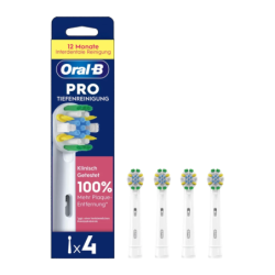 Têtes de brosse de rechange Braun Oral-B Pro, lot de 4