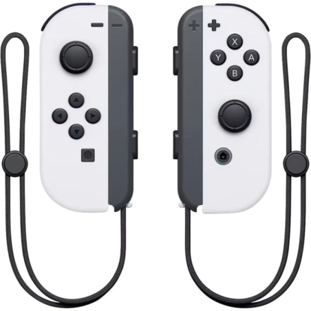 J-C Set Gauche/Droit Blanc Switch 500mAh 15h Manette