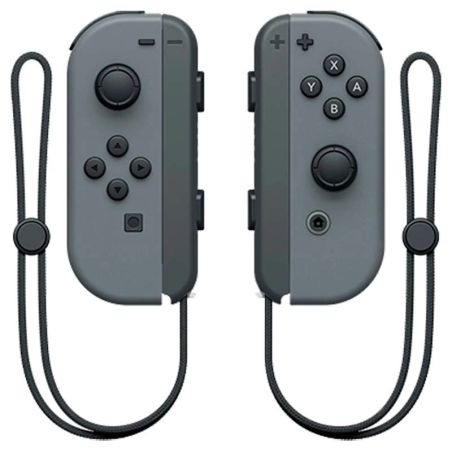 J-C Set Gauche/Droit Gris Switch 500mAh 15h Manette