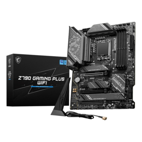 MSI Z790 Gaming Plus WiFi Intel Z790 LGA 1700 DDR5 ATX 2,5G Ethernet 4 emplacements M.2 Carte mère
