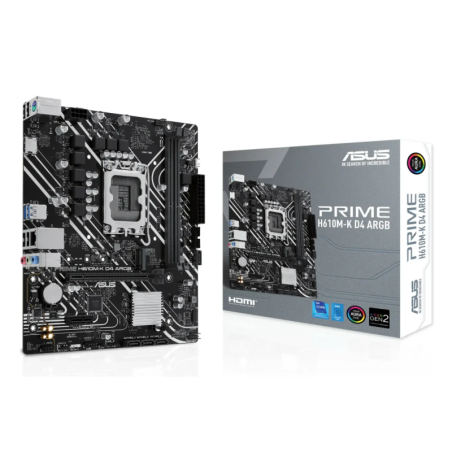 ASUS PRIME H610M-K ARGB Intel H610 LGA 1700 DDR5 Micro ATX Carte mère
