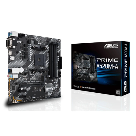 ASUS Prime A520M-A II/CSM A520 AM4 DDR4 mATX Carte mère