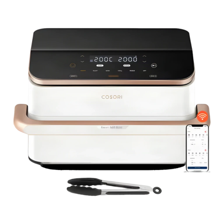 Cosori Twinfry Dual Blaze Compact Double panier 10L 2800W 6 Programmes écran tactile Friteuse à air
