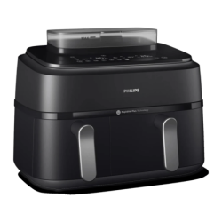 Philips 5000 Series NA551/00 Double panier 9L 2750W 12 Programmes écran tactile Friteuse à air