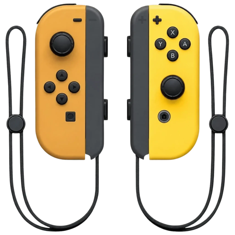J-C Set Gauche/Droit Marron/Jaune Switch 500mAh 15h Manette