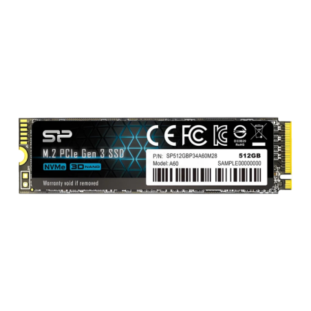Silicon Power P34A60 512GB NVMe M.2 2280 2200MB/s SSD