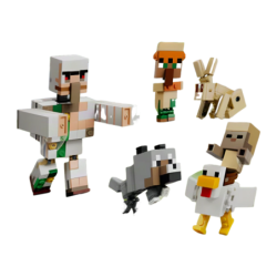 Set de construction LEGO Minecraft 21592 Attaque du Cavalier de Poulet dans le Désert