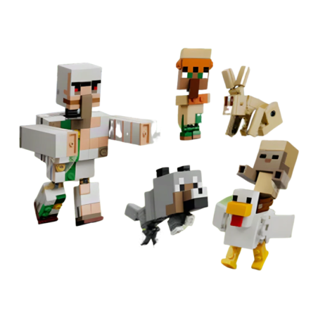 Set de construction LEGO Minecraft 21592 Attaque du Cavalier de Poulet dans le Désert