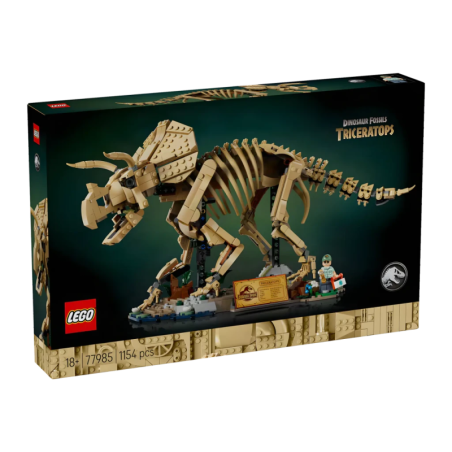 Set de construction LEGO Jurassic World 77985 Fossiles de Dinosaure : Tricératops