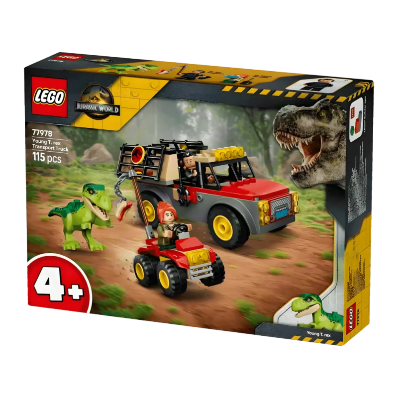 Set LEGO Jurassic World 77978 Transporteur du Jeune T. Rex 115 pièces