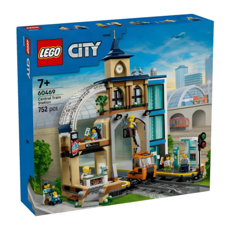 Set LEGO City Gare Centrale 60469 752 pièces 7+ ans
