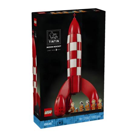 Set de construction LEGO Ideas 21367 La Fusée Lunaire de Tintin 1283 pièces