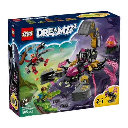 Jeu de construction LEGO DREAMZzz Excavatrice Scorpion du Cauchemar 71513 505 pièces 7+ ans