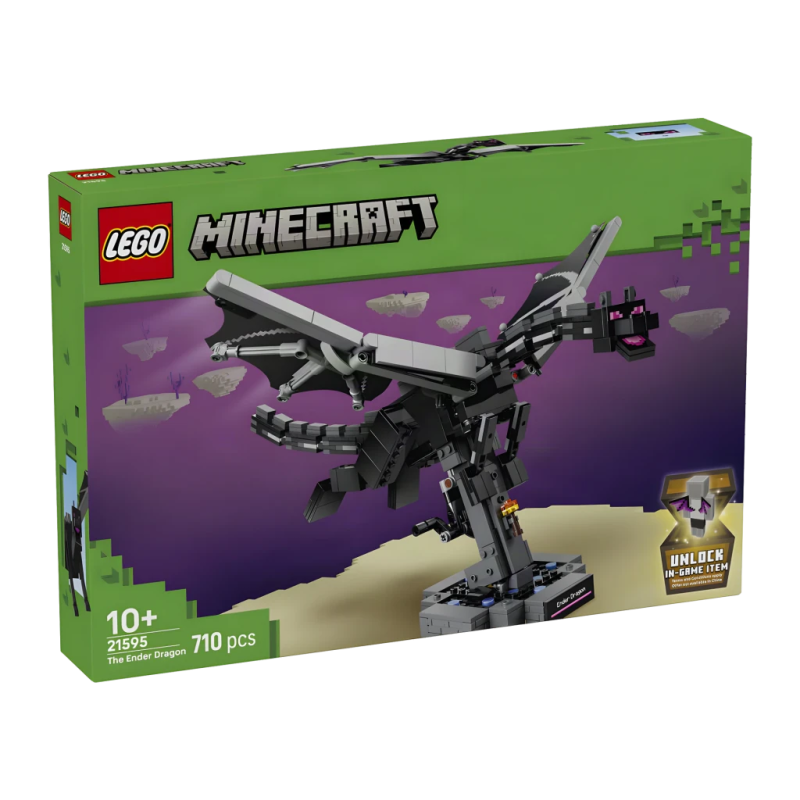 Set de construction LEGO Minecraft 21595 Le Dragon de l'End 710 pièces