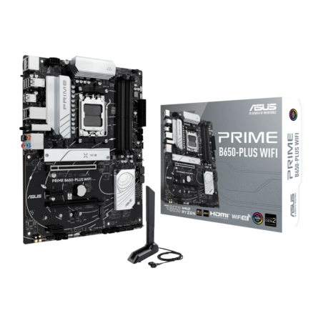 ASUS Prime B650-Plus WiFi B650 AM5 DDR5 ATX WiFi 6E 2,5G Ethernet 2 emplacements M.2 Carte mère