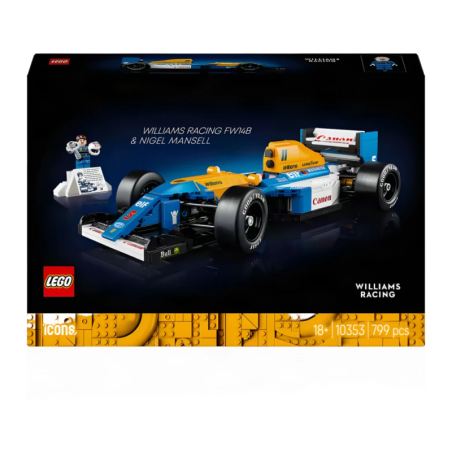 Set de construction LEGO Icons Williams Racing FW14B 10353 799 pièces
